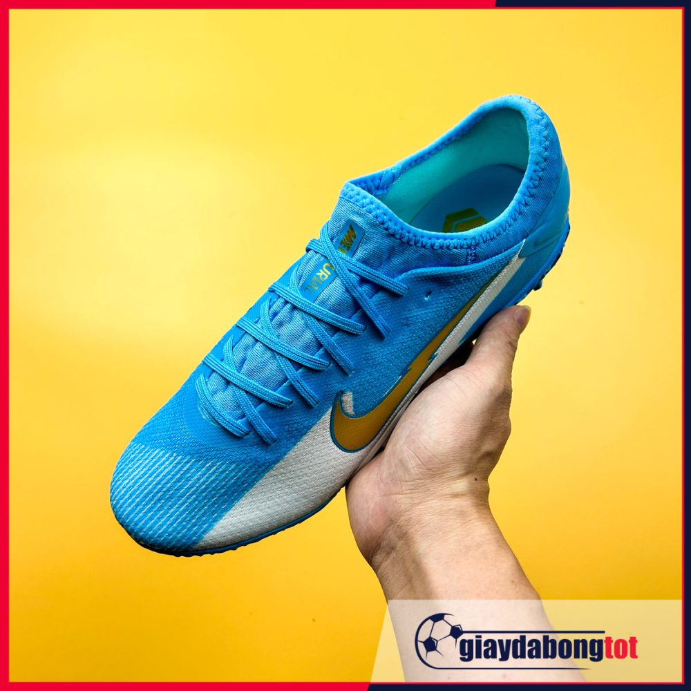 Nike Mercurial Vapor 13 Pro TF Xanh nhạt trắng vạch vàng