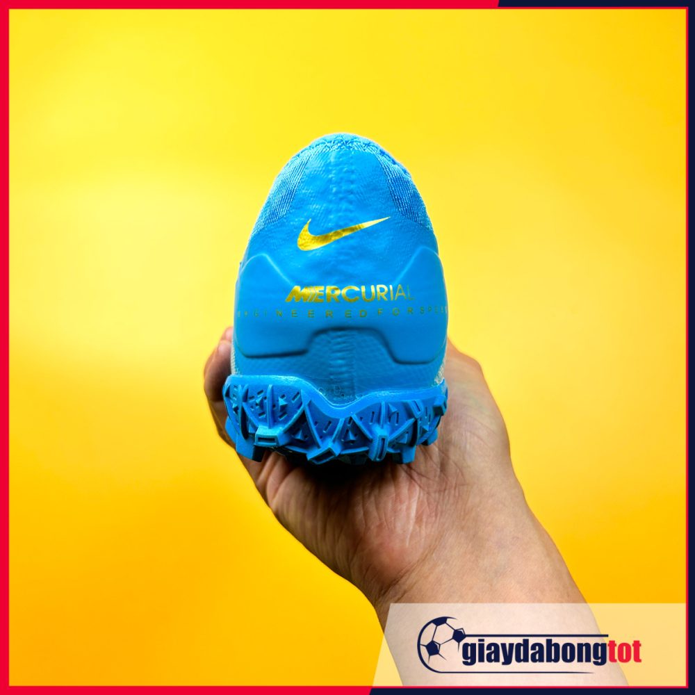Nike Mercurial Vapor 13 Pro TF Xanh nhạt trắng vạch vàng