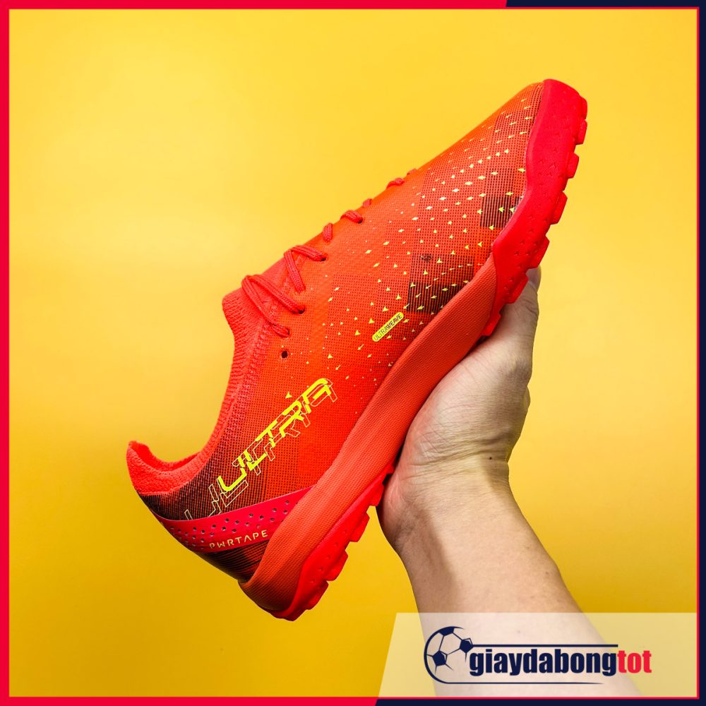 Giày bóng đá Puma Ultra Ultimate TF Đỏ vạch vàng