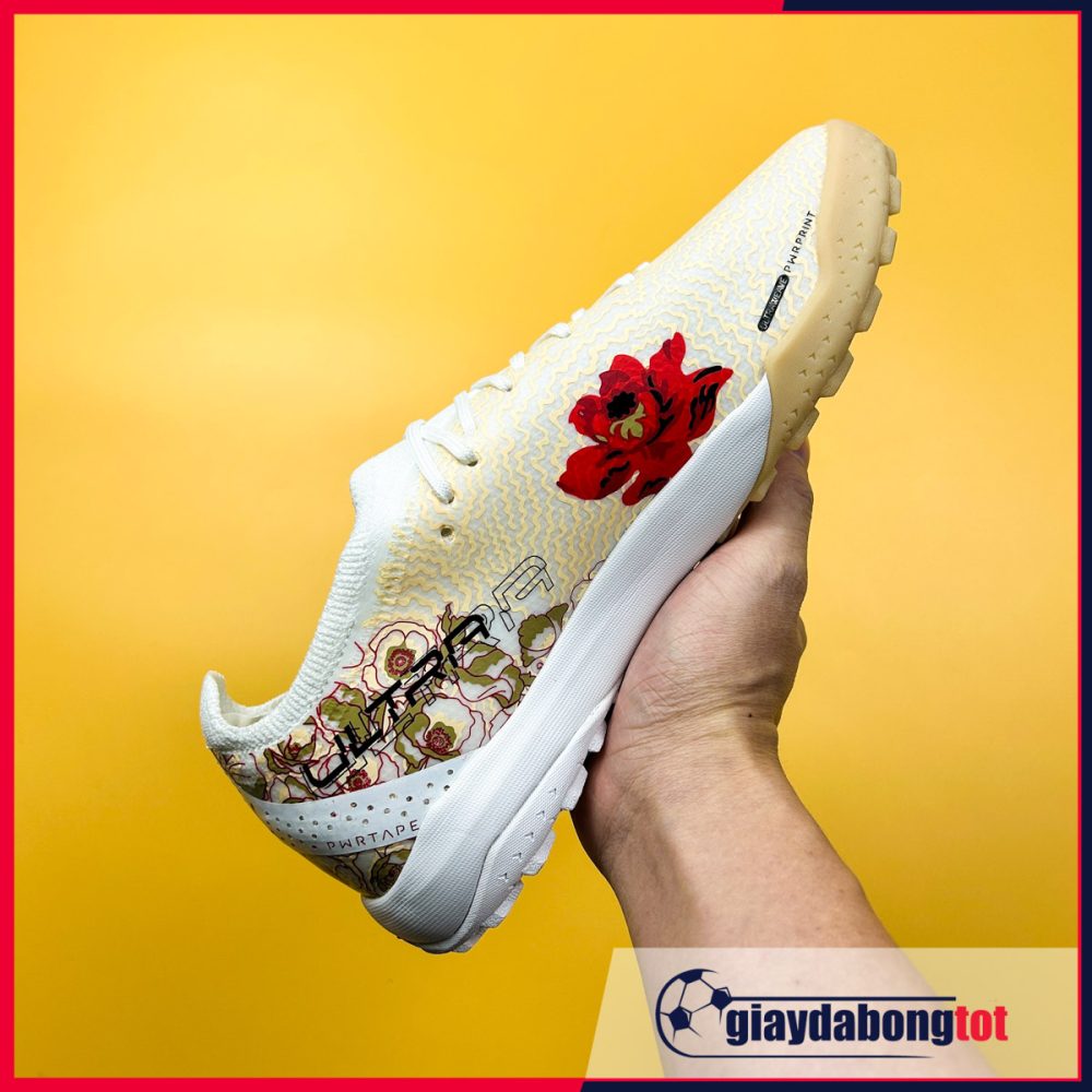 Giày đá banh Puma Ultra Ultimate TF Trắng hoa hồng