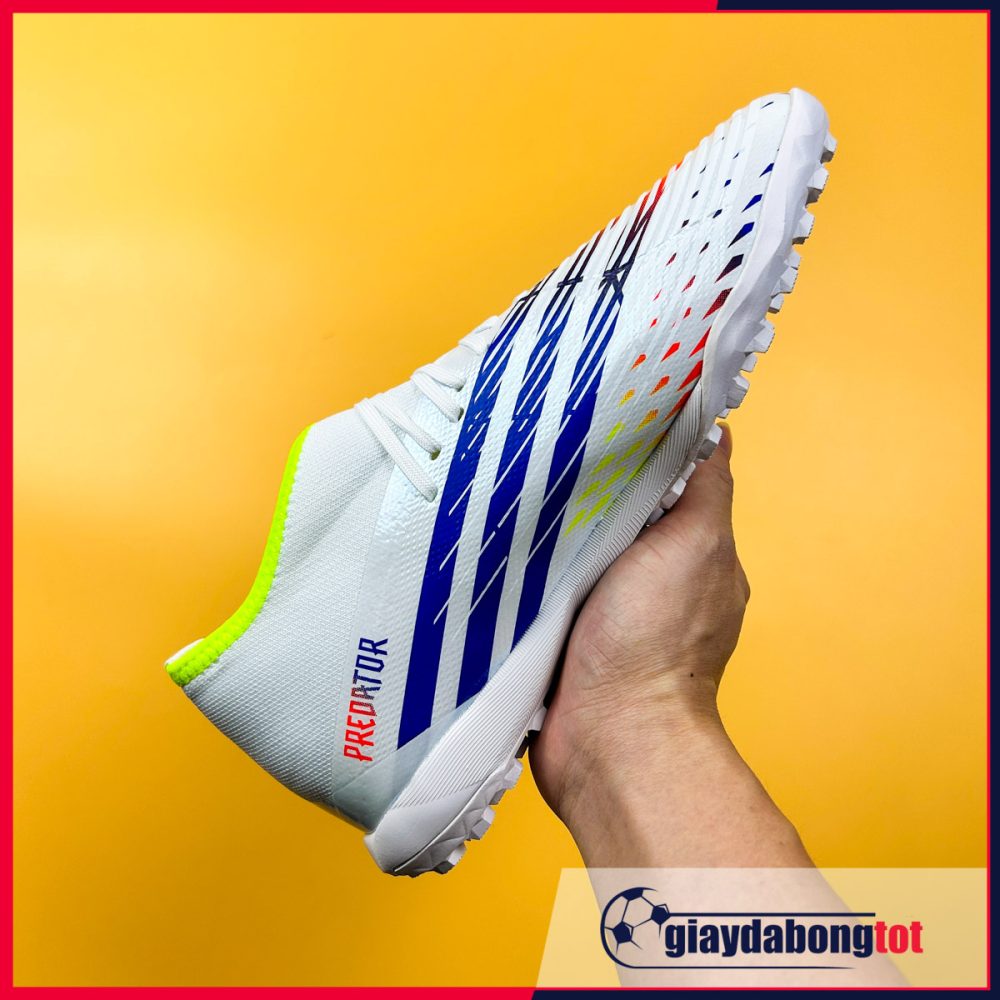 Giày Adidas Predator Edge .3 TF Trắng vạch vàng cam World Cup V2
