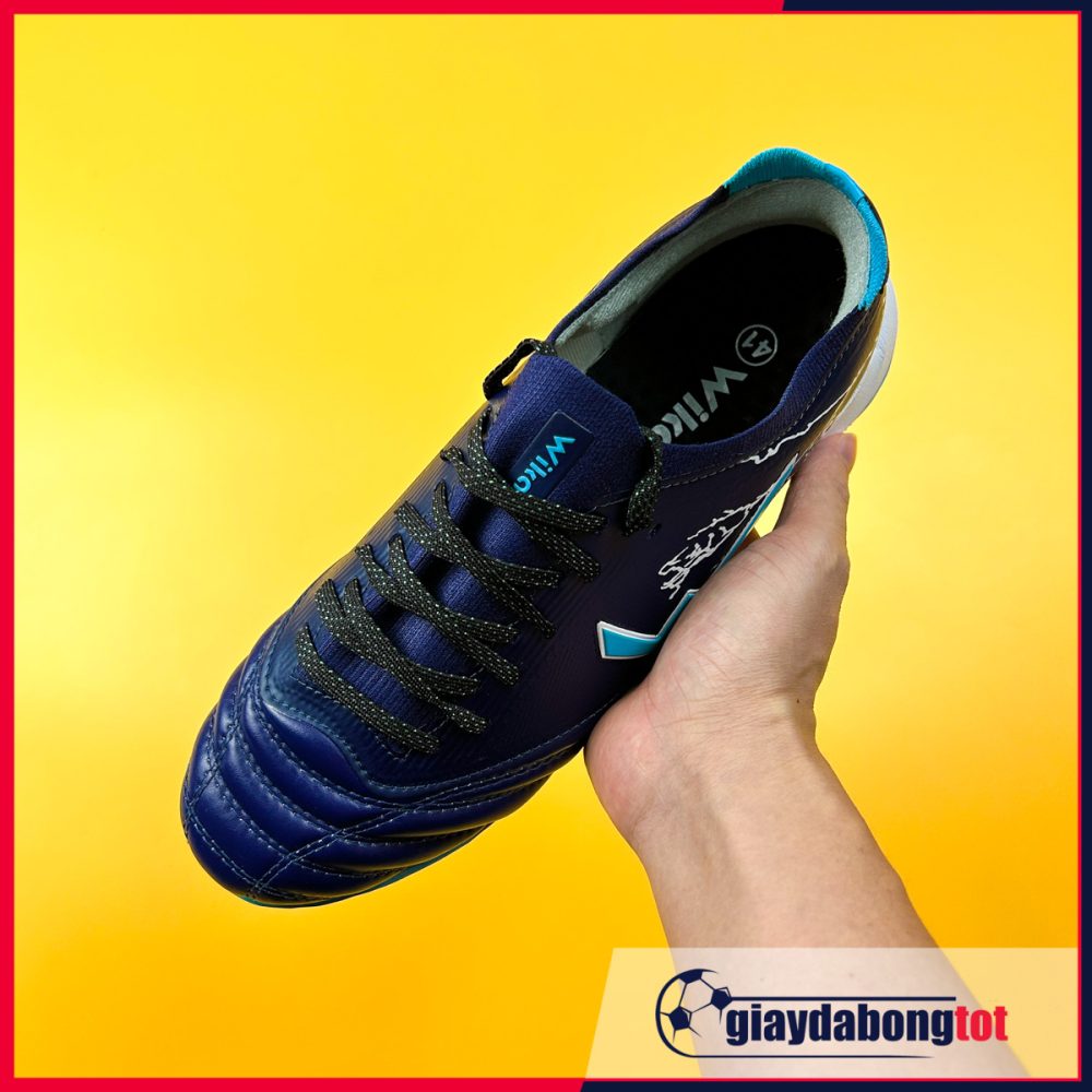 Giày Đá Banh Wika Thunder TF Navi xanh than