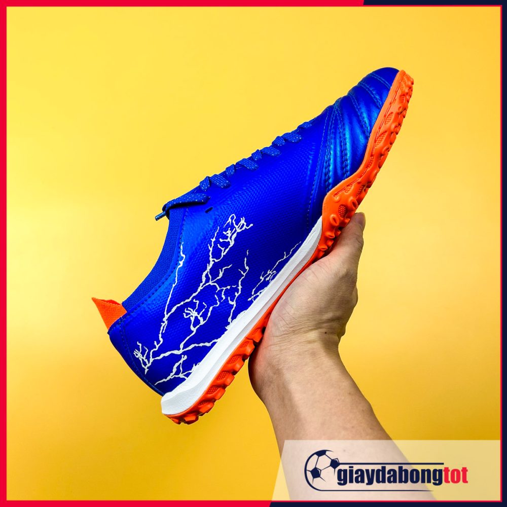 Giày Đá Bóng Wika Thunder TF Xanh vạch cam