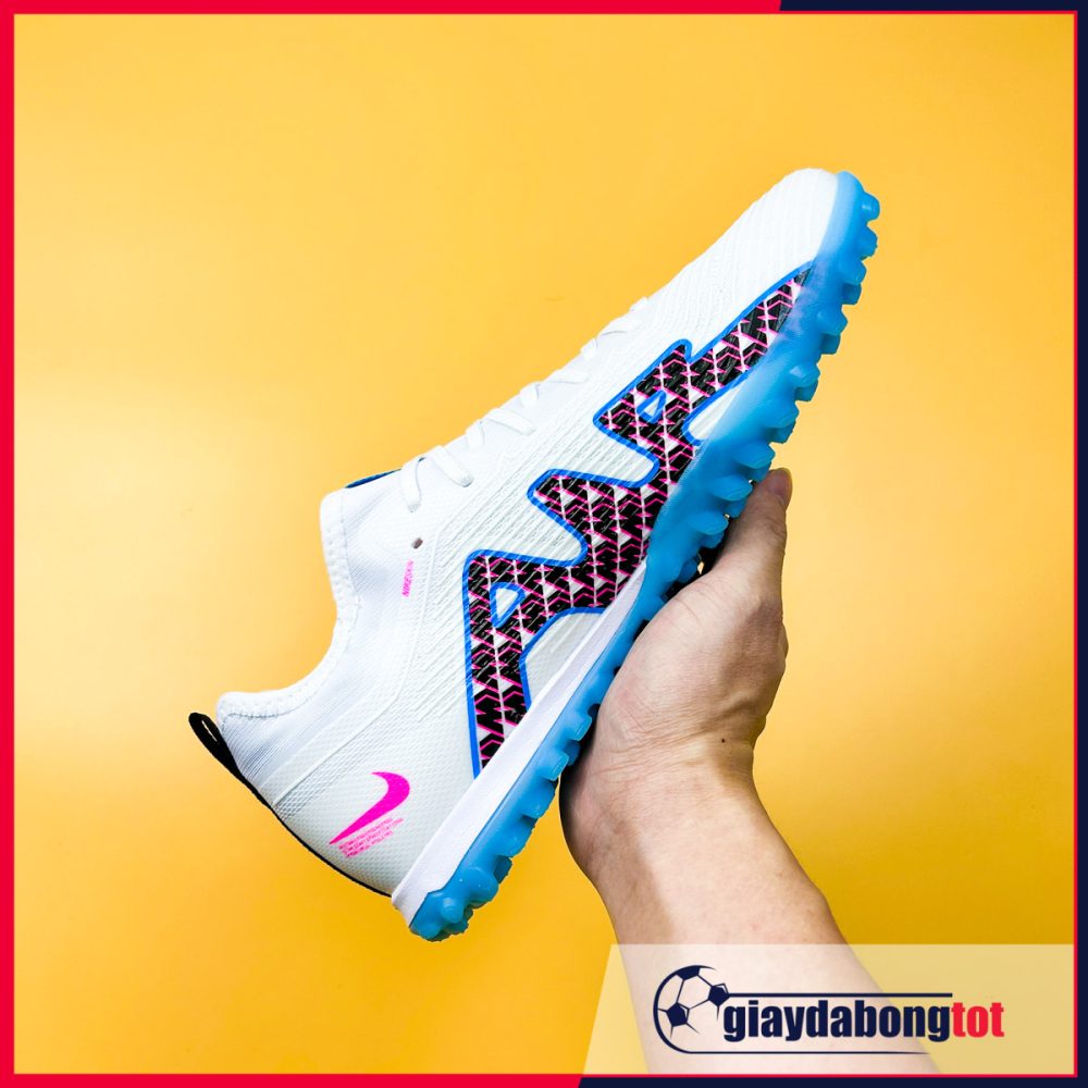 Nike Mercurial Vapor 15 Pro TF Trắng vạch đen đế xanh