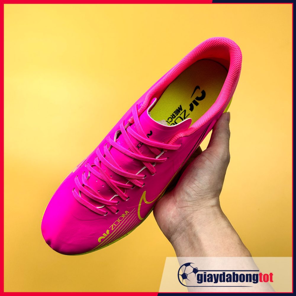 Nike Mercurial Vapor 15 Academy TF Hồng vạch vàng RE