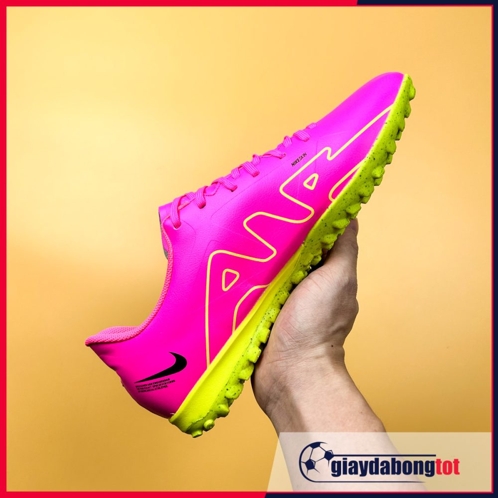 Nike Mercurial Vapor 15 Academy TF Hồng vạch vàng RE