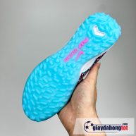Nike air zoom mercurial vapor 15 pro tf trang xanh vạch đen trẻ em (6)