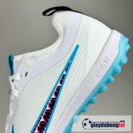 Nike air zoom mercurial vapor 15 pro tf trang xanh vạch đen trẻ em (8)