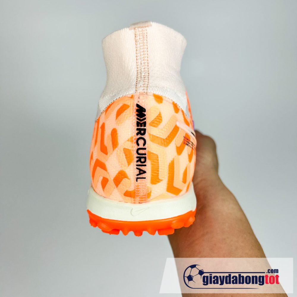 Nike air zoom mercurial superfly 9 elite tf cam trang vach den ca hoi (6)