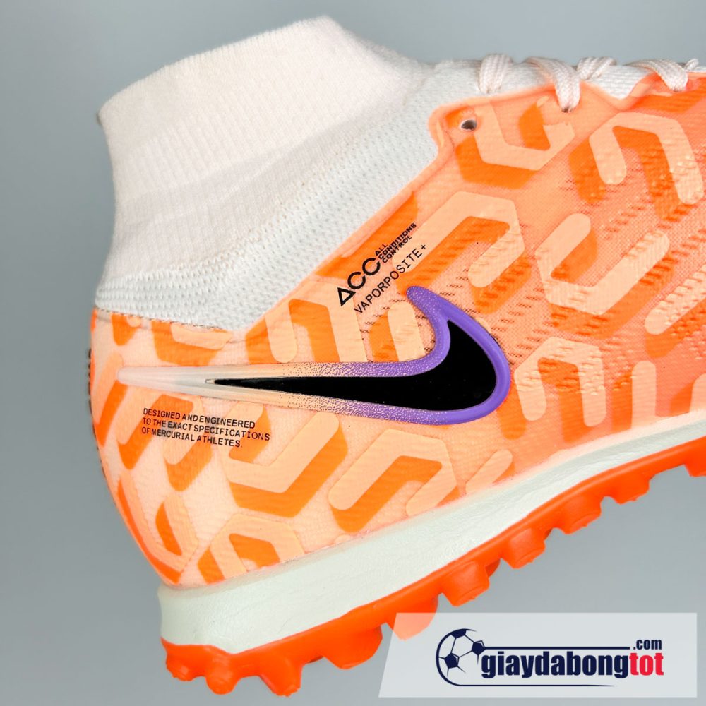 Nike air zoom mercurial superfly 9 elite tf cam trang vach den ca hoi (9)