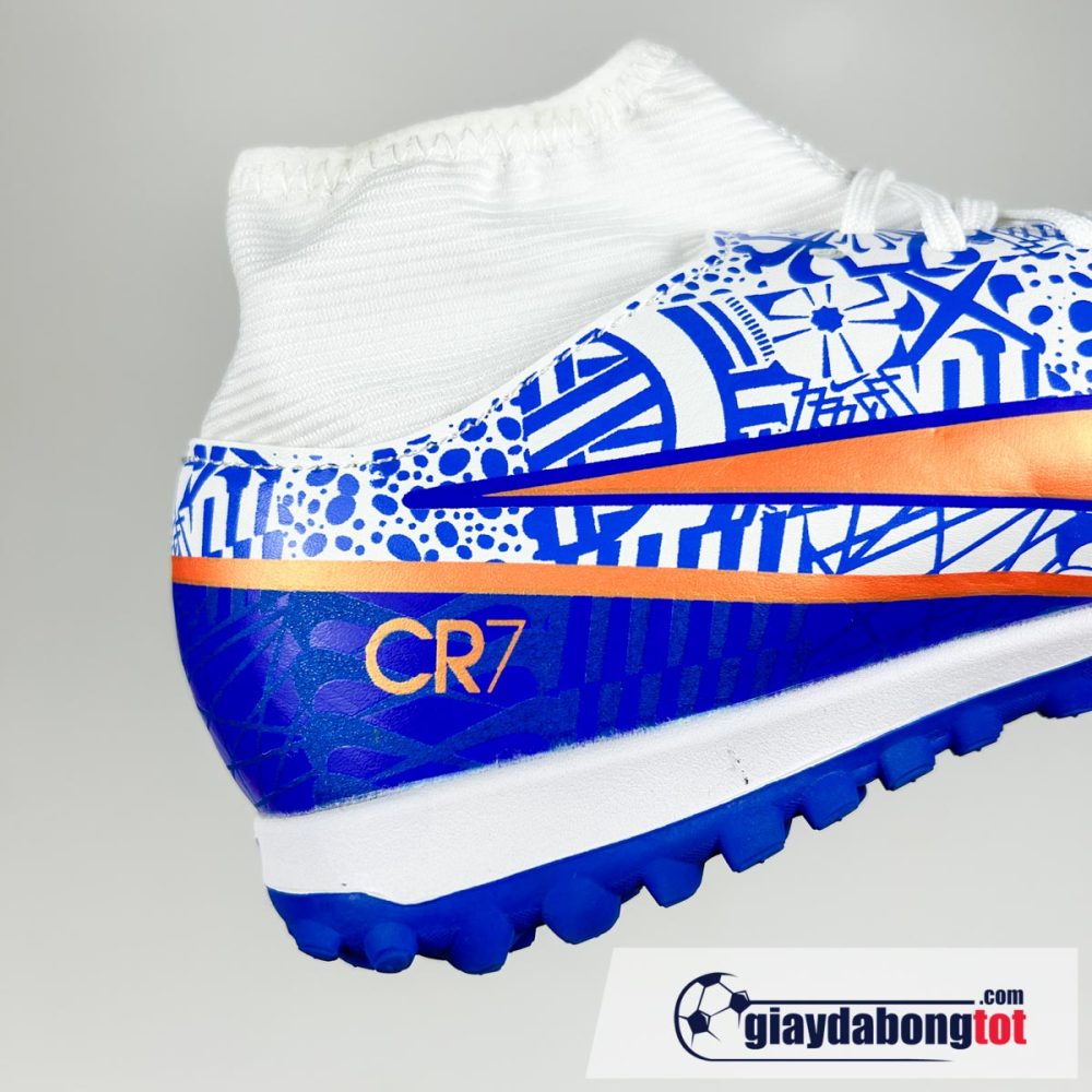 Nike mercurial superfly 9 academy tf trang xanh cr7 2 (1)