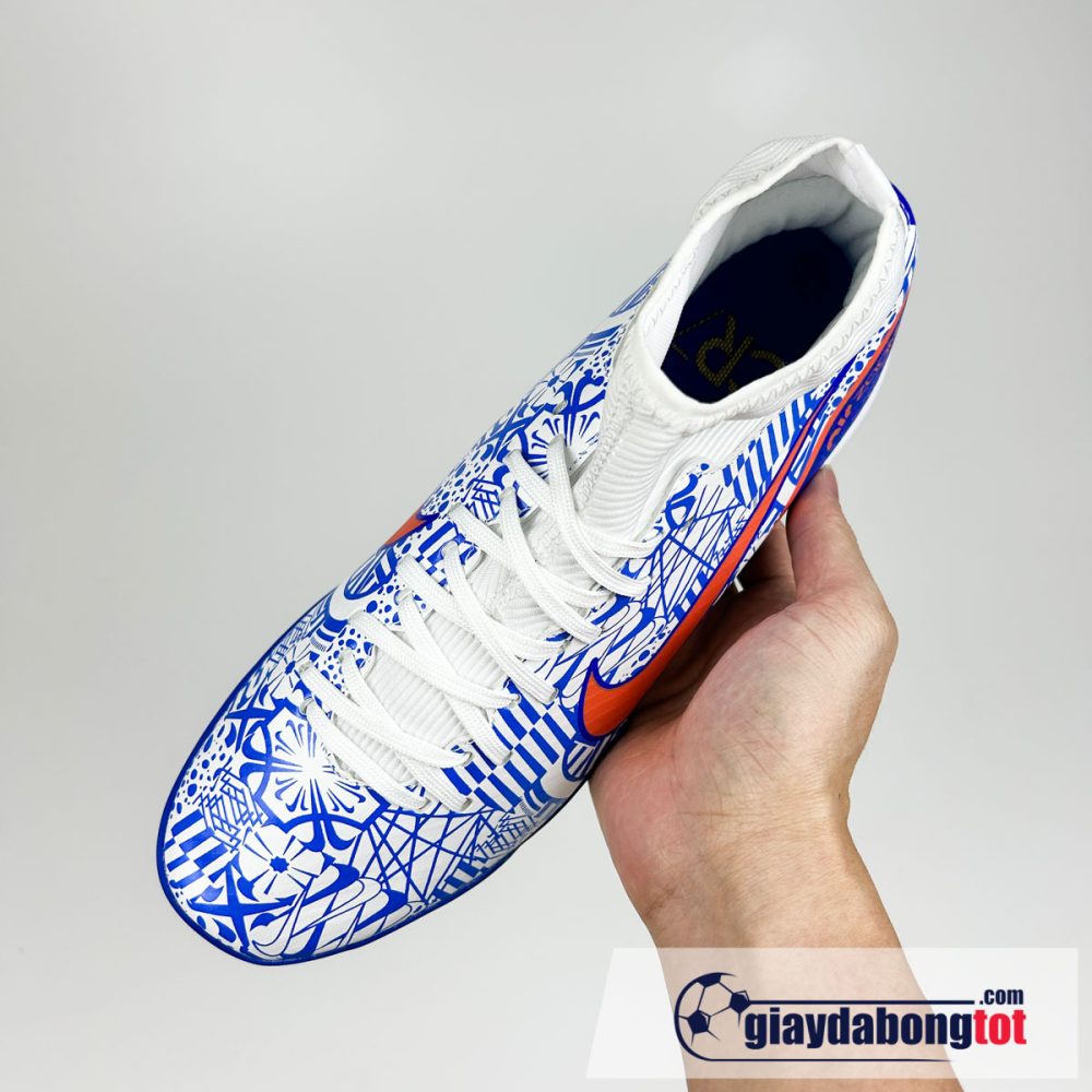 Nike mercurial superfly 9 academy tf trang xanh cr7 2 (2)
