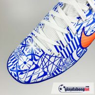 Nike mercurial superfly 9 academy tf trang xanh cr7 (4)
