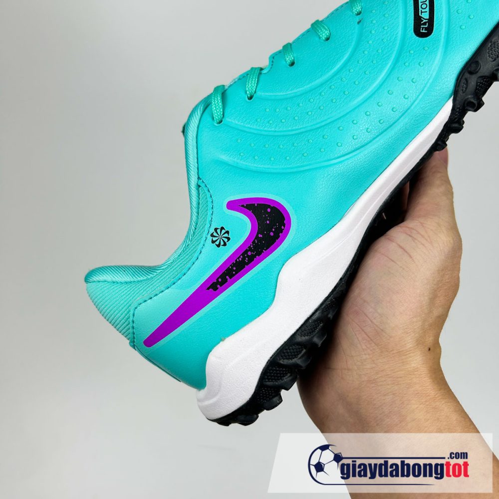 Nike tiempo legend 10 academy tf xanh ngoc vach den (7)