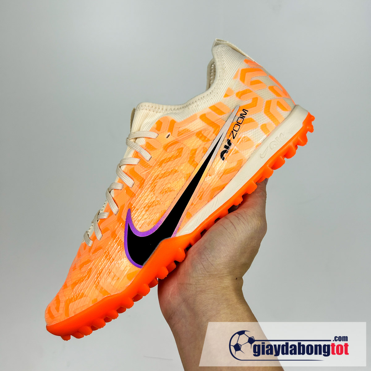 Nike zoom mercurial vapor 15 pro tf cam trang vach den (1)