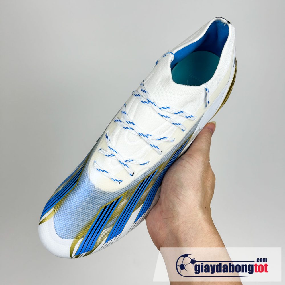 Adidas x crazy fast .1 fg trang xanh vang messi (4)