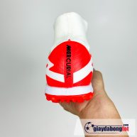 Nike air zoom mercurial superfly 9 elite tf trang do vach den co cao (5)