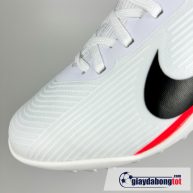 Nike air zoom mercurial vapor 15 pro tf trang do vach den tre em size kid (7)