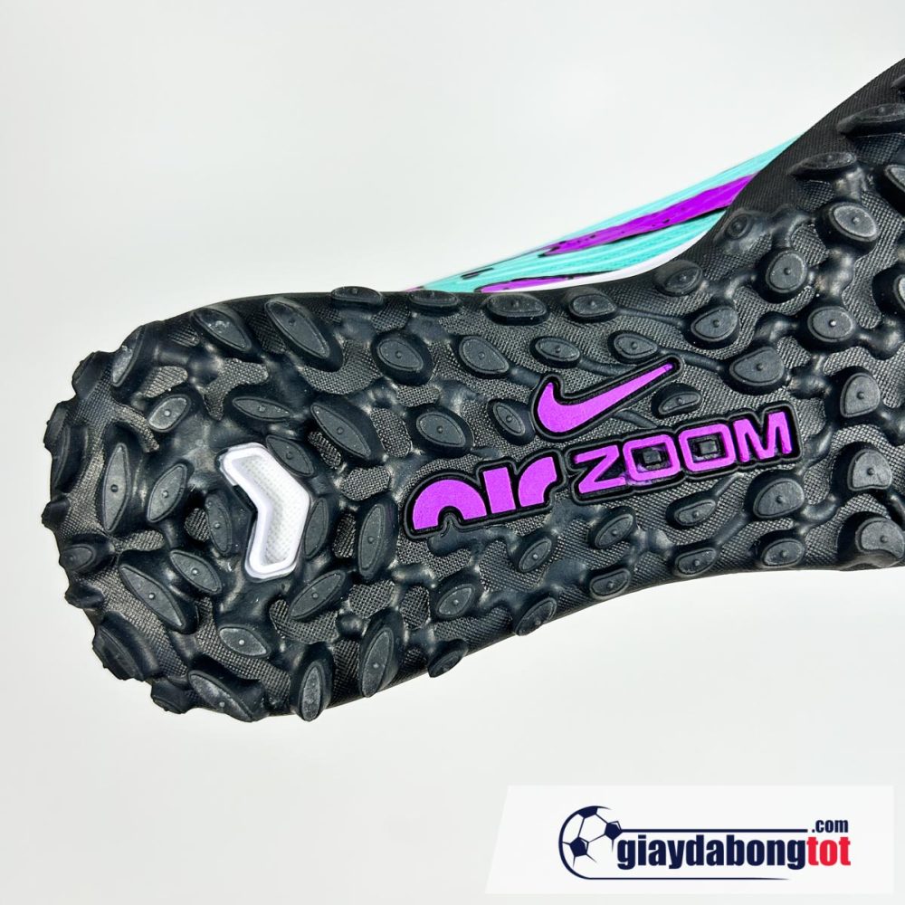 Nike air zoom mercurial vapor 15 pro tf xanh ngoc tim vach den (10)