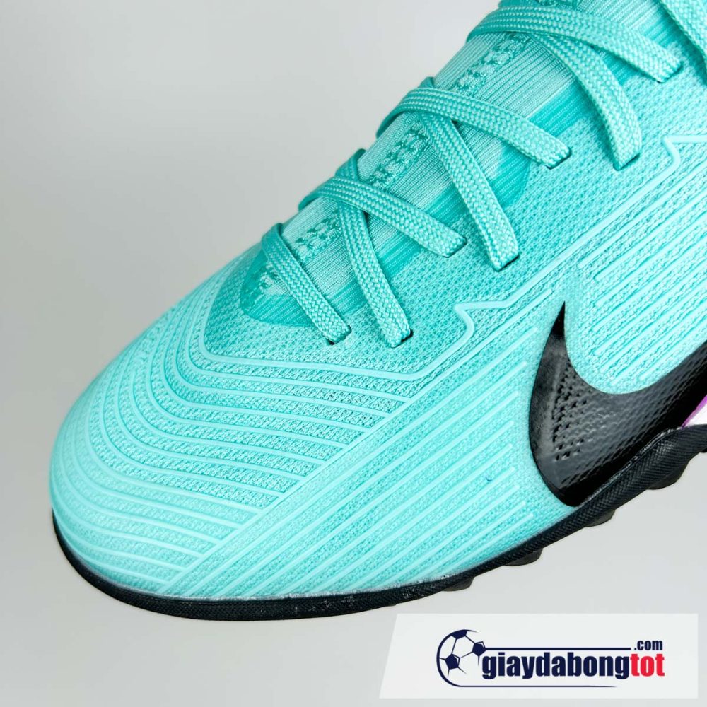 Nike air zoom mercurial vapor 15 pro tf xanh ngoc tim vach den (7)