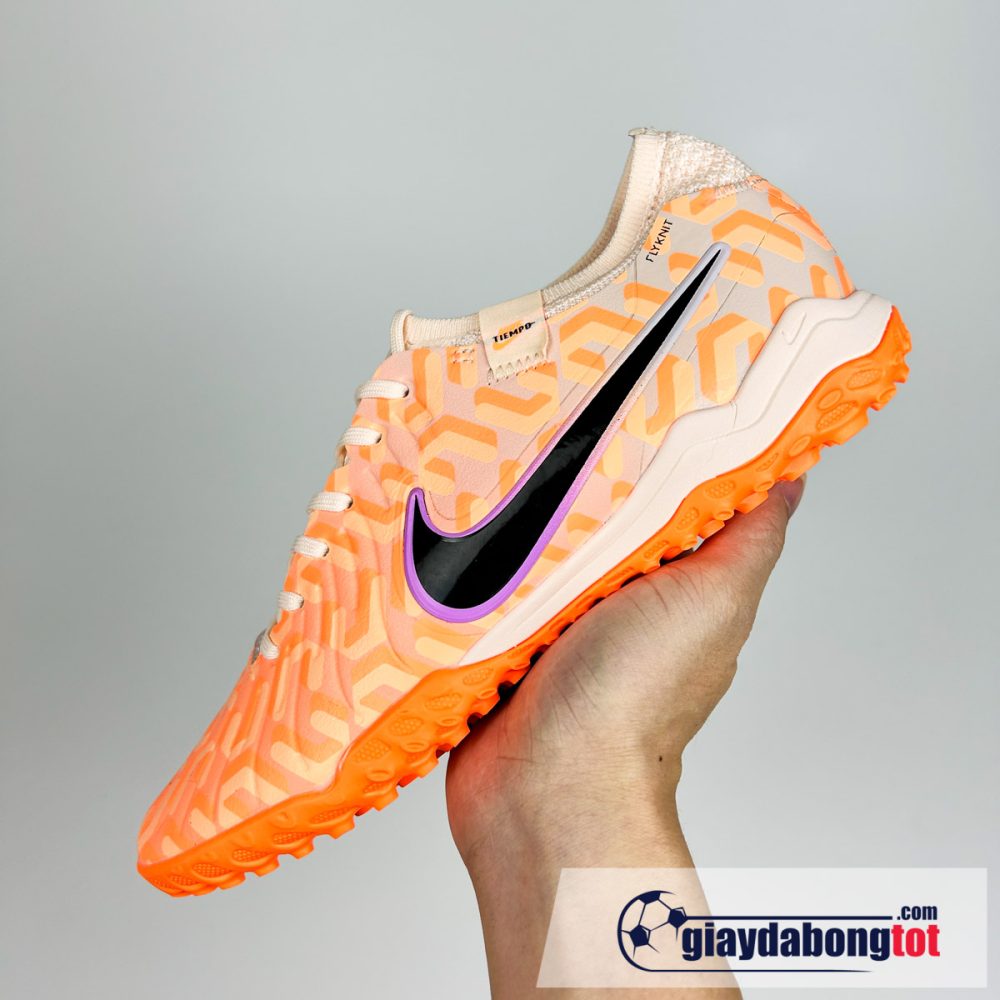 Nike tiempo legend 10 pro tf cam trang vah den co thun (2)