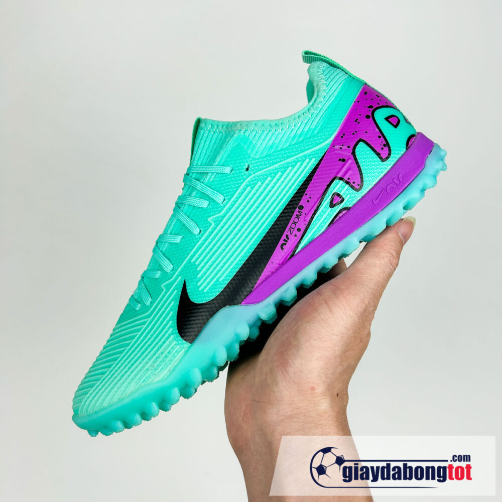 Nike Zoom Mercurial Vapor 15 pro tf xanh ngoc tre em (1)