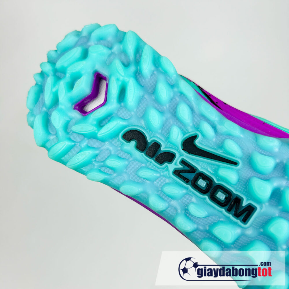 Nike Zoom Mercurial Vapor 15 Pro TF Xanh ngọc tím đen (Kids)