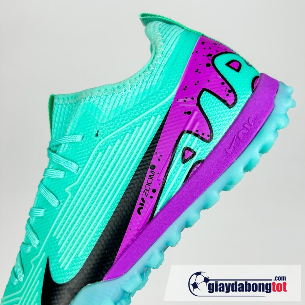 Nike Zoom Mercurial Vapor 15 pro tf xanh ngoc tre em (7)