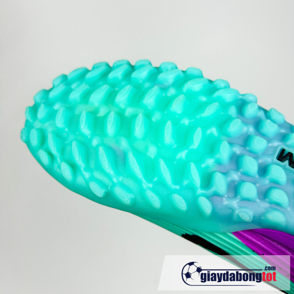 Nike Zoom Mercurial Vapor 15 pro tf xanh ngoc tre em (9)