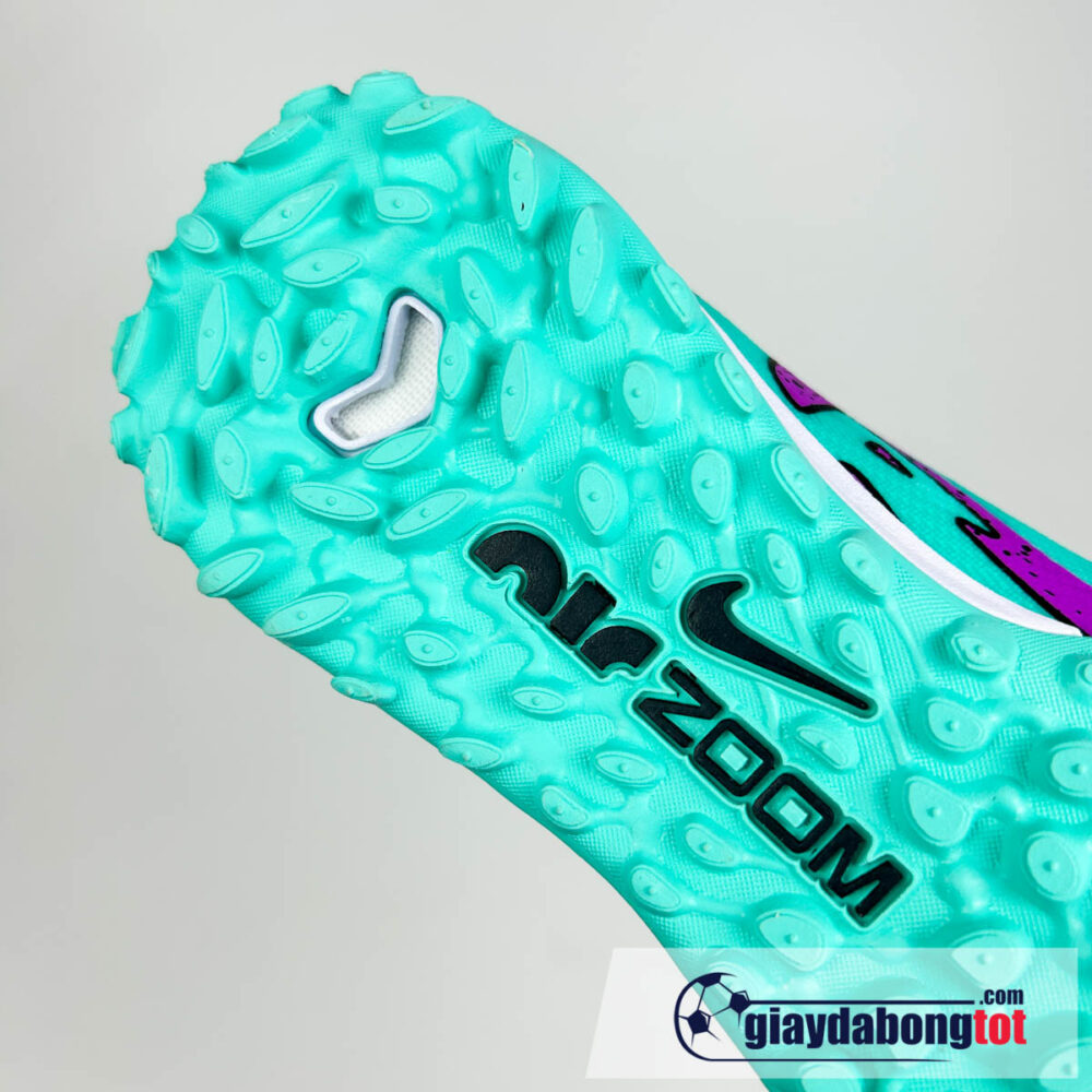 Nike Zoom Mercurial Superfly 9 Elite TF Xanh ngọc tím vạch đen