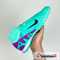 Nike zoom mercurial Superfly 9 elite tf xanh ngoc tim vach den (4)