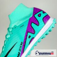 Nike zoom mercurial Superfly 9 elite tf xanh ngoc tim vach den (8)