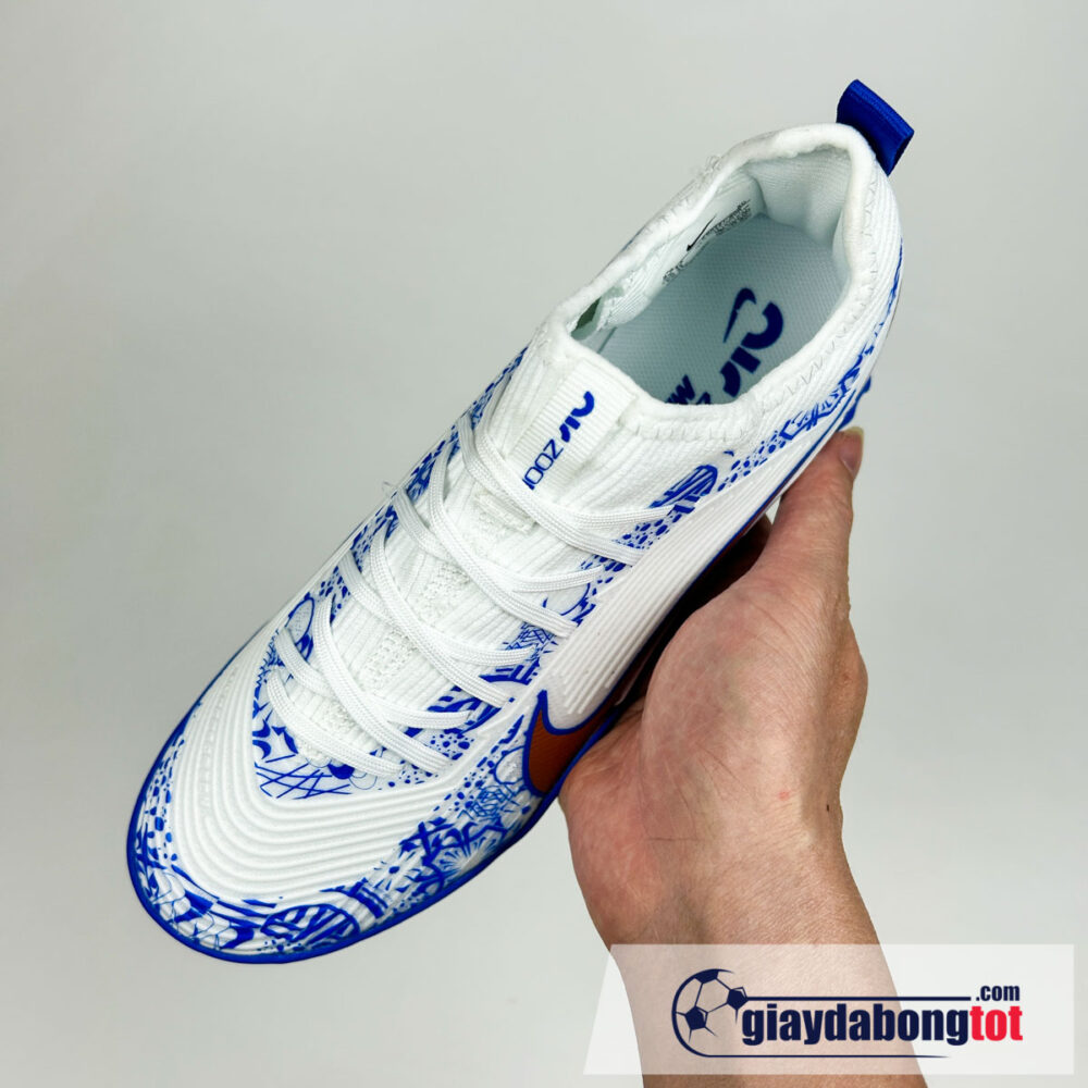 nike mercurial vapor 15 pro tf trang xanh cr7 (3)