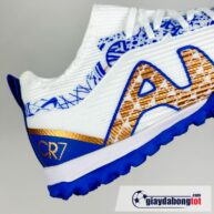 nike mercurial vapor 15 pro tf trang xanh cr7 (9)